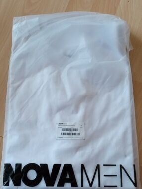 Fashion Nova Men White Short Sleeve Tee NOVA MEN Graphic